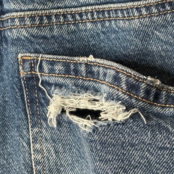 American Eagle Super High Rise Ankle Straight Denim Jeans New Size 20 Short - Picture 12 of 14